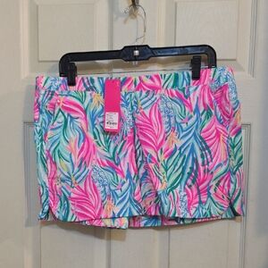 Colorful Tropical Print Skirt